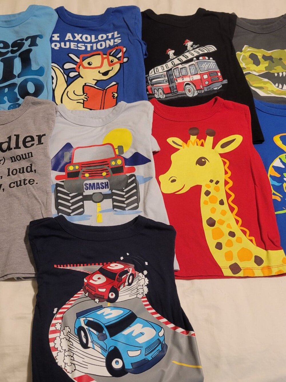 The Children's Place Bunde of 11 Short Sleeve Grapic T-shirts Toddler Boys 2T